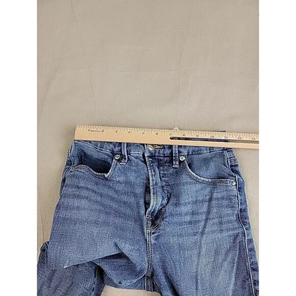 Good American Jeans‎ Womens 2 23x26 Skinny Distressed Stretch Mid Rise Modern - Picture 5 of 11